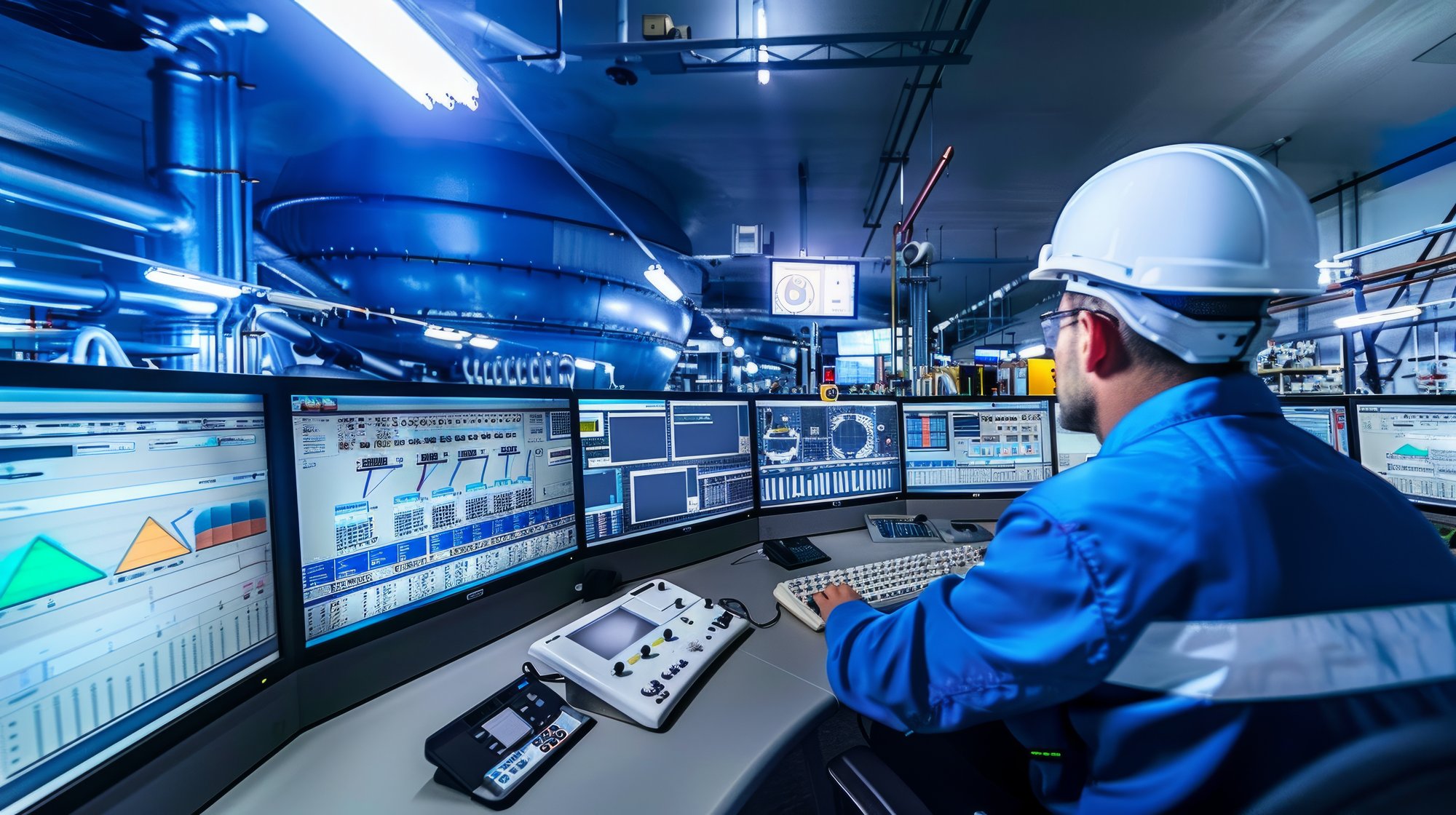 Operator in the control room