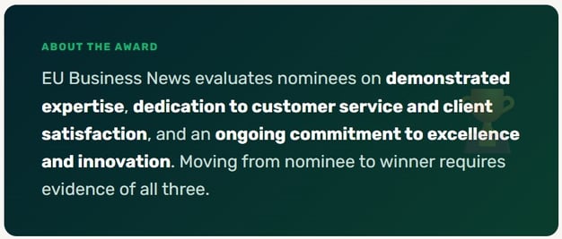 Scandinavian Business awards